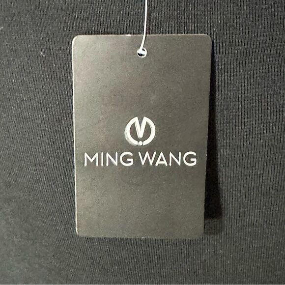 Ming Wang Blazer /Jacket Black Pink Gray Open Front Sz XS NWT - Picture 8 of 9